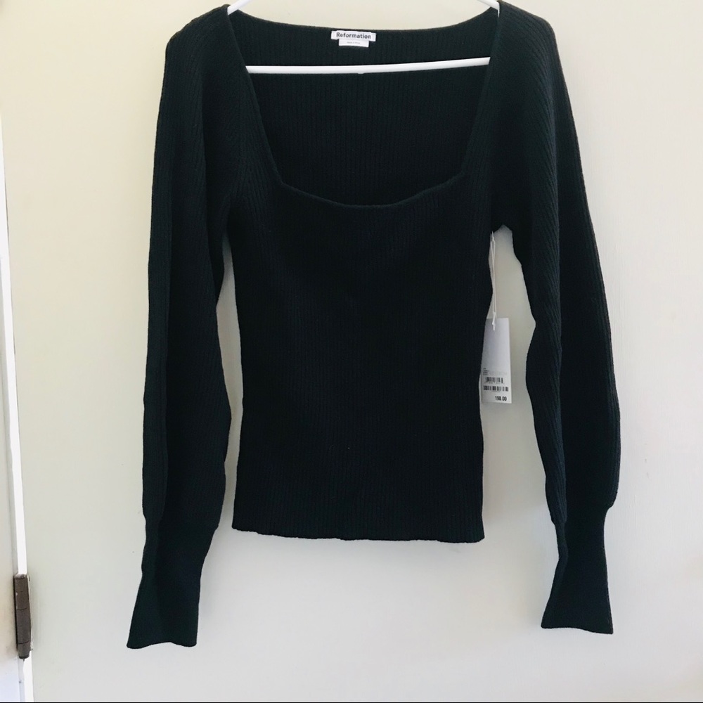 Reformation Isabel Cashmere & Wool Sweater NWT!! - Picture 6 of 10